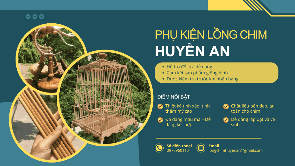 Lồng Chim Huyền An - Chuyên cung cấp lồng chim và phụ kiện